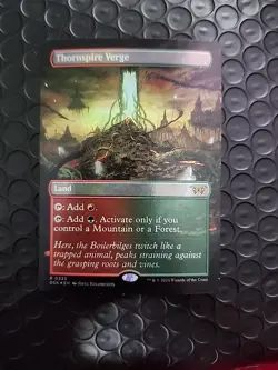 Thornspire Verge (Borderless) Duskmourn: House of Horror Foil - Image 1