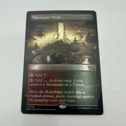 Thornspire Verge NM (Borderless) Duskmourn: House of Horror Foil MTG Magic - Image 1