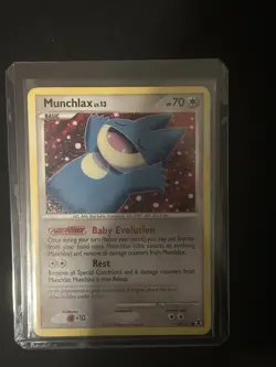 Pokemon Munchlax TCG Card 69/111 Rising Rivals Common Regular - Image 1