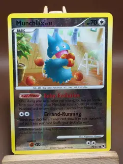 HP/DMG MUNCHLAX Rising Rivals Series POKEMON Reverse Holo 2009 Card 70/111 - Image 1