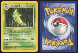 Pokemon TCG | Metapod 54/102 | Common | Base Set | Lightly Played - Image 1