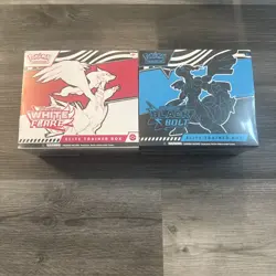 Pokemon Black Bolt and White Flare Elite Trainer Box ETB Set of 2 FACTORY SEALED - Image 1
