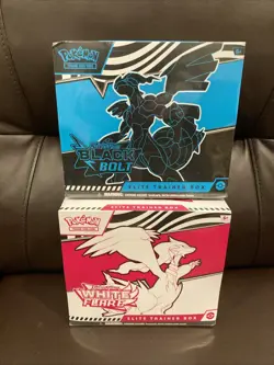 Pokemon Black Bolt & White Flare Elite Trainer Box ETB Set of 2…Factory Sealed - Image 1