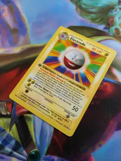 Electrode 21/102 1st Edition Shadowless Rare English Base Set Pokemon TCG LP - Image 3