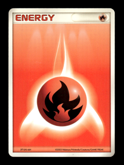 Fire Energy 2003 Japanese Pokemon Card ~ MP - Image 1