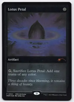 Lotus Petal - Foil Etched- MTG 30th Anniversary Miscellaneous Promos - RareCo - Image 1