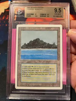 MTG Revised Tropical Island BGS 9.5 - Image 1
