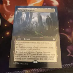 Cactus Preserve (Extended Art) Commander: Outlaws of Thunder Junction Regular - Image 1