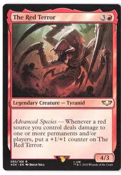 The Red Terror 83 MTG 40K NM - Image 1