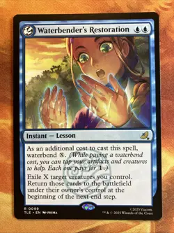 MTG Waterbender's Restoration Avatar: The Last Airbender: Eternal-Legal NM!! - Image 1