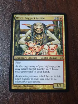 Wort, Boggart Auntie Lorwyn English MTG Light Played LP - Image 1
