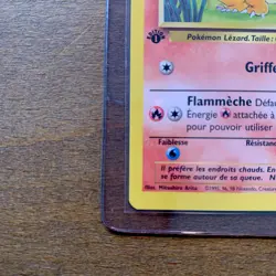 1999 Pokemon Charmander #46 French (Salameche) 1st Edition WOTC Base Set - Image 4