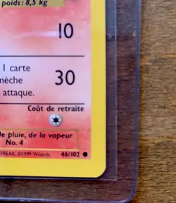1999 Pokemon Charmander #46 French (Salameche) 1st Edition WOTC Base Set - Image 5