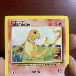 Pokemon SALAMECHE Charmander 46/102 FRENCH Base Set - Never Played NM/M c396 - Image 2
