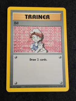 Bill Base Set 1999 91/102 Pokemon TCG Card - Image 1