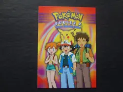 1999 Topps Pokemon Series 2 TV Animation Italian Checklist Blue Logo NNO - Image 1