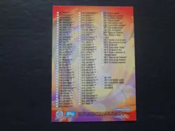 1999 Topps Pokemon Series 2 TV Animation Italian Checklist Blue Logo NNO - Image 2