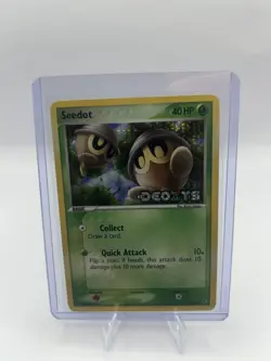 Seedot 71/107 2005 EX Deoxys Promo Reverse Holo Common Stamped Pokemon Card LP - Image 1