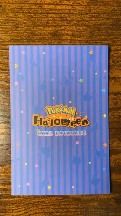 Halloween Espeon Cracked Ice Holo Non-TCG Pokemon Card Database Peru - Image 2