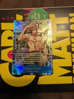 Ace OP13-119 SEC Manga Alternative Art Carrying On His Will One Piece Card - Image 3