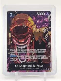 ST. SHEPHERD JU PETER 2025 ONE PIECE CARRYING RARE ALT ART #OP13-084 Q0646 - Image 1