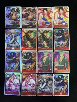 2024 One Piece TCG S-Chinese Sabo Roronoa Zoro SR Super Rare Holo Lot*16 LU57 - Image 1