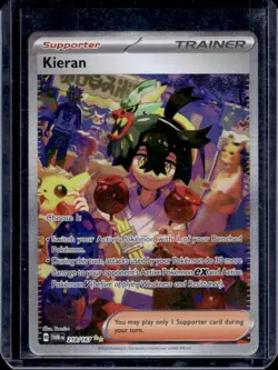 2024 Pokemon SV Twilight Masquerade TWM EN Kieran SIR #218/167 - Image 1