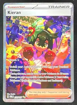 2024 Pokemon SV Twilight Masquerade - TWM EN #218/167 Kieran - Image 1