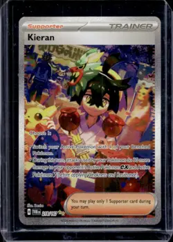 2024 Pokemon SV Twilight Masquerade TWM EN Kieran #218/167 - Image 1