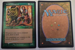 BEAST WHISPERER 30th Anniversary Edition MTG promo foil 2018 stamped - Image 1