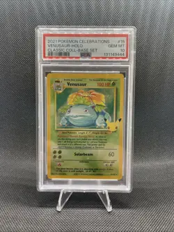 Venusaur Celebrations Classic Collection 15/102 - PSA 10 Gem Mint Pokemon TCG - Image 1