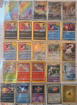 Pokemon TCG 25 Card Lot with Amazing and Illustration Rares. Pikachu, Snorlax.. - Image 1