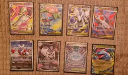 Mega Evolutions 8 Card Bundle Full Arts Illustration Rares Pokemon TCG Latias - Image 1