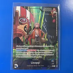 Usopp Alt Art OP10-042 Leader Parallel Royal Blood One Piece TCG English - Image 1