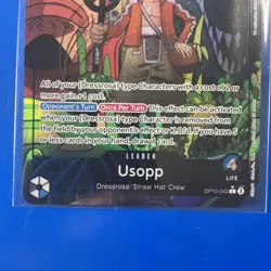 Usopp Alt Art OP10-042 Leader Parallel Royal Blood One Piece TCG English - Image 3