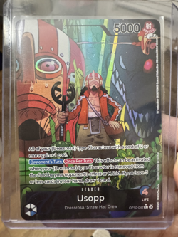 Usopp Alt Art OP10-042 Leader Parallel Royal Blood One Piece TCG English - Image 1