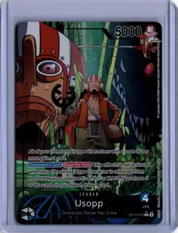 Usopp Alt Art OP10-042 Leader Parallel Royal Blood One Piece TCG English - Image 1