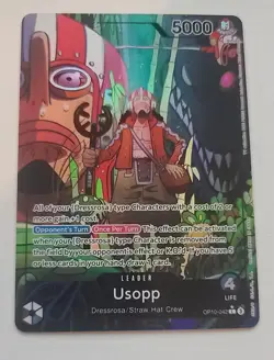 Usopp Alt Art OP10-042 Leader Parallel Royal Blood One Piece TCG English - Image 1