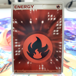 Fire Energy 011/015 1st Edition Fire Research Tower Japanese Pokemon Card ~ MP - Image 1