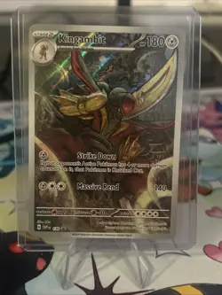Pokemon Kingambit 130 TCG Scarlet & Violet Black Star Promo Card NM Condition - Image 1