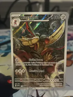 Pokemon Kingambit 130 TCG Scarlet & Violet Black Star Promo Card NM Condition - Image 3
