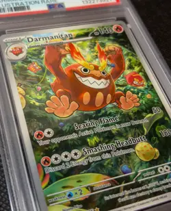 PSA 10 Darmanitan Illustration Rare 098/086 Pokemon 2025 BLK EN GEM MINT - Image 1