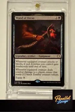 Wand of Orcus RARE ARTIFACT #28 Commander: Adventures Forgotten Realms AFC MTG - Image 1