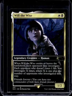 2021 Magic MTG Secret Lair x Stranger Things Will Wise Foil #347 - Image 1