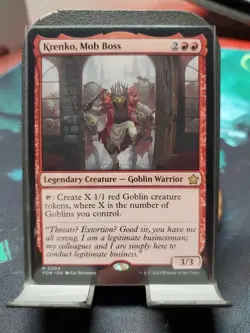 Krenko, Mob Boss - Foundations #0204 MTG Magic The Gathering Commander NM - Image 1