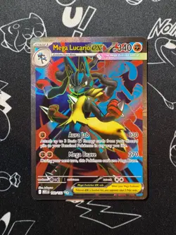 Mega Lucario EX 160/132 Pokemon TCG Mega Evolution Ultra Rare English - Image 1