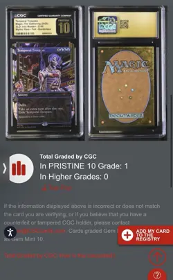 MTG Temporal Trespass Mythic Foil SLD Iron Maiden Album Art CGC Pristine 10 Pop1 - Image 2