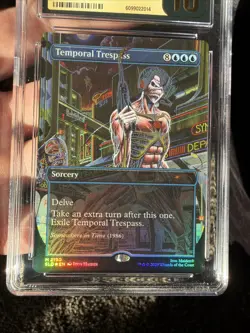 MTG Temporal Trespass Mythic Foil SLD Iron Maiden Album Art CGC Pristine 10 Pop1 - Image 4