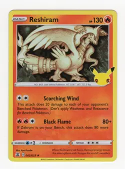 Ho-Oh 001/025 Pokemon Celebrations 25th Anniversary Holo Rare Card - Image 1