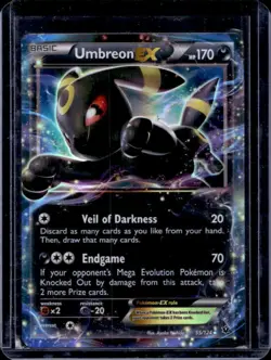 2016 Pokemon XY Fates Collide Umbreon Holo #55/124 - Image 1